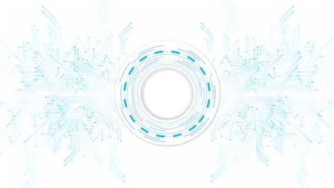 Futuristic Big data technology Data science internet of things artificial Stock Footage 312006981