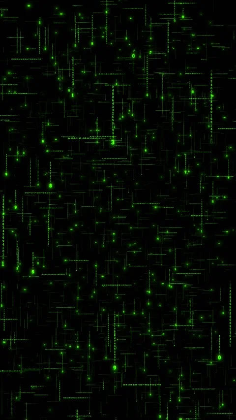 Futuristic Binary Code Motion Background Stock Footage 315416975