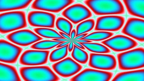 Futuristic Bio-Cellular Pattern with Glowing Green and Blue Orbs Stock Footage 329037049