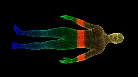 Futuristic Biomedical Diagnostic HUD Stock-Footage 114411654
