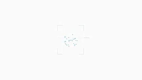 Futuristic Biometric Fingerprint Security Scanner. Biometric scanner scanning a Stock Footage 129319048