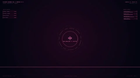 Futuristic Biotech DNA Analysis Interface Display Stock Footage 347627714