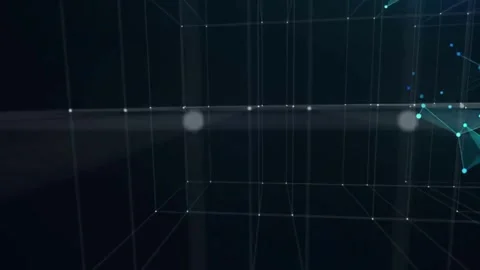 Futuristic bitcoin cryptocurrency oriented words cloud blue modern animation 스톡 동영상 336442769