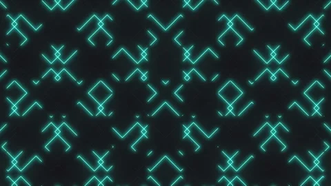 Futuristic black and blue pattern with lines of light 스톡 동영상 311752560