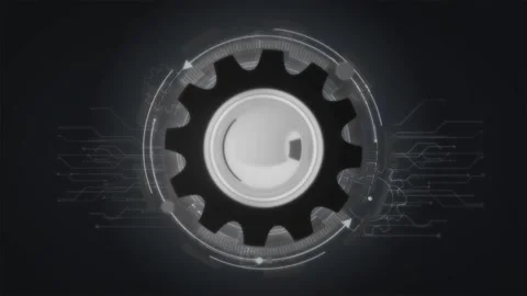 Futuristic Black background Stock Footage 232099781