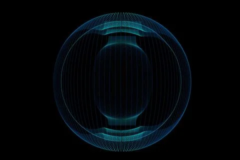 Futuristic black background イラスト素材