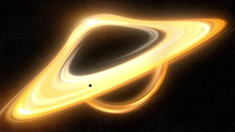 Futuristic Black Hole Simulation 库存影片 244567878