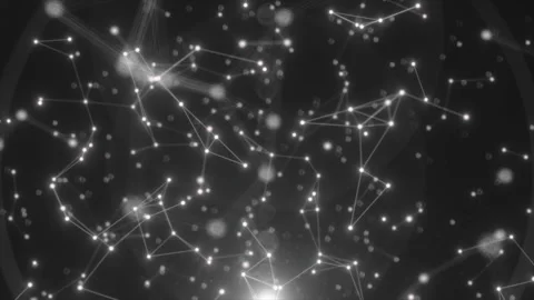 Futuristic black plexus background Видео 277045524