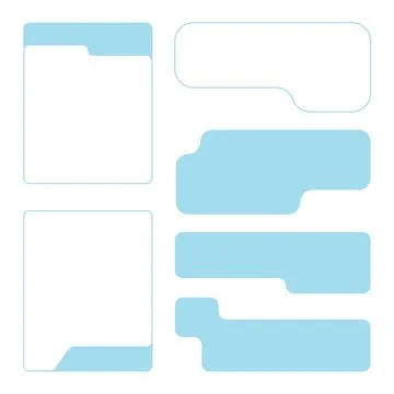 Futuristic blank ui Stock Illustration