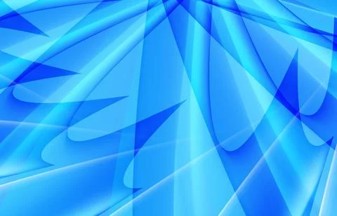 Futuristic blue abstract background featuring translucent Stock Illustration
