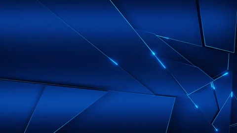 Futuristic Blue Abstract Background with Glowing Lines Stock Footage 302492805