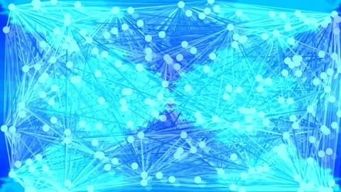 Futuristic blue abstract technology network signal data background loop 스톡 동영상 337572064