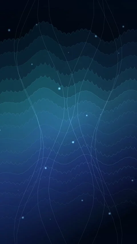 Futuristic blue abstract waveform background with elegant glowing data conn.. Stock Footage 345493649