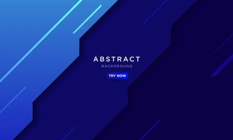 Futuristic blue background with modern shape, future robotic concept wallpaper. Illustrazione stock