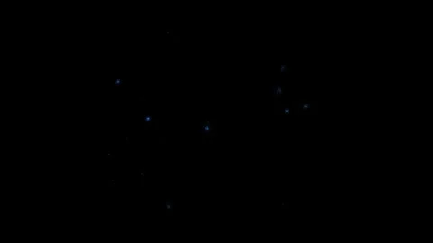 Futuristic Blue Cosmic Blast with Sparkling Fragments Stock Footage 342629956