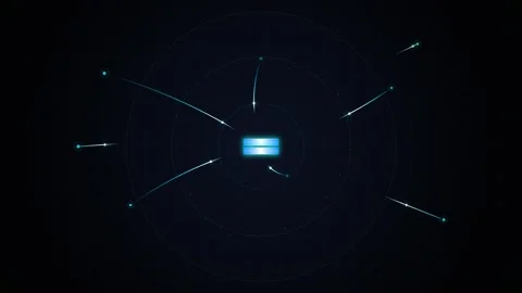 Futuristic blue data tunnel effect overlay for abstract technological backg.. Stock Footage 344645707