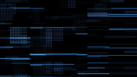 Futuristic Blue Digital Background Animation Stock Footage 244825140