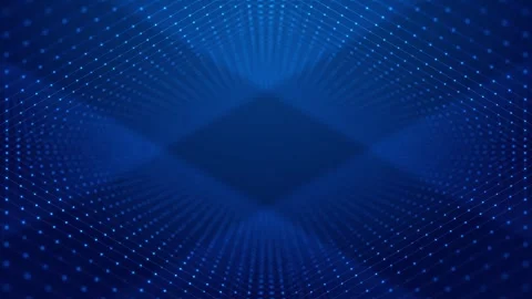 Futuristic Blue Digital Mesh Tunnel Background 動画素材 341372704