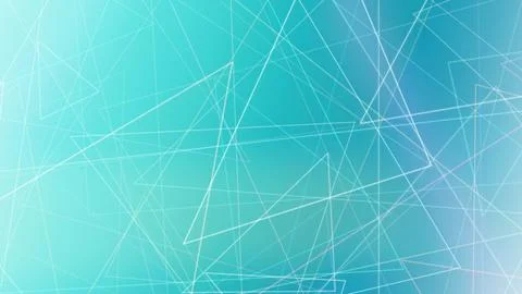 Futuristic blue digital network design with luminous geometric lines and no.. Stock Illustration