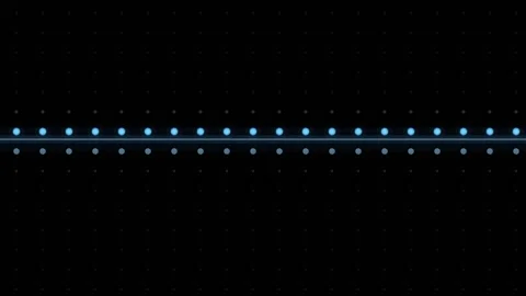 Futuristic Blue Digital Scanner Tech Background Видео 342830325