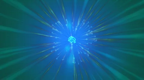 Futuristic blue Stock Footage 333042