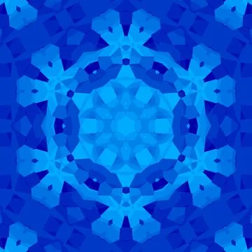 Futuristic blue geometric patterns for tech related sci fi background Illustrazione stock