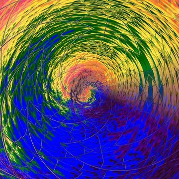 Futuristic blue geometric patterns for tech related sci fi background Illustrazione stock