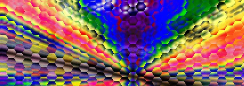 Futuristic blue geometric patterns for tech related sci fi background Stock Illustration