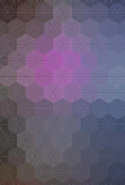 Futuristic blue geometric patterns for tech related sci fi background Stock Illustration