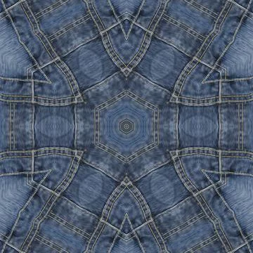 Futuristic blue geometric patterns for tech related sci fi background Stock Illustration