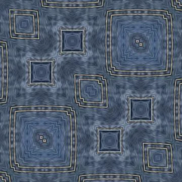 Futuristic blue geometric patterns for tech related sci fi background Stock Illustration