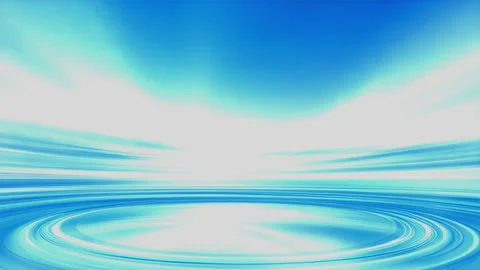 Futuristic Blue Glowing Circular Cyberspace Podium Background Stock Footage 340528903