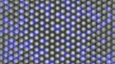 Futuristic blue glowing network abstract background pattern connection data.. Stock Footage 339490095