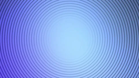 Futuristic Blue Gradient Circle Waves on Vibrant Gradient Loop Stock Footage 313789423