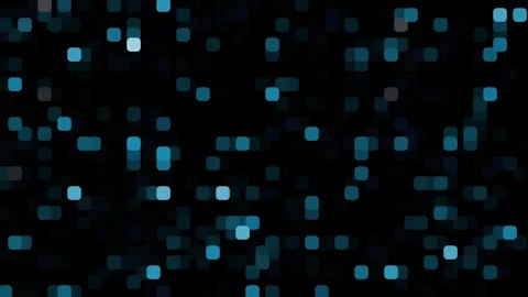 Futuristic Blue Grid Particles Loop Background Video stock 329144907