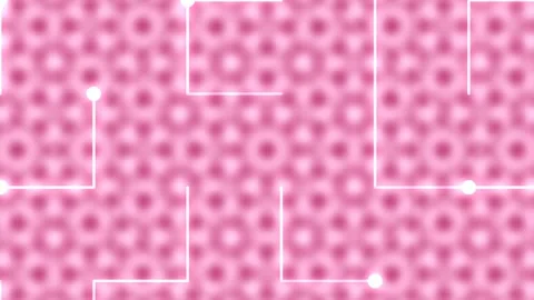 Futuristic blue honeycomb pattern background with connected data nodes and .. Stock Footage 336539529