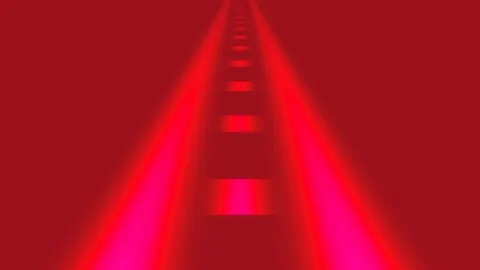 Futuristic blue light road animation loop Stock Footage 331344439