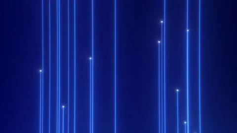 Futuristic Blue Light Trails Technology Background 스톡 동영상 347164514