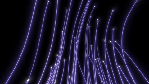 Futuristic Blue Light Trails Technology Background Vídeos de archivo 347333117