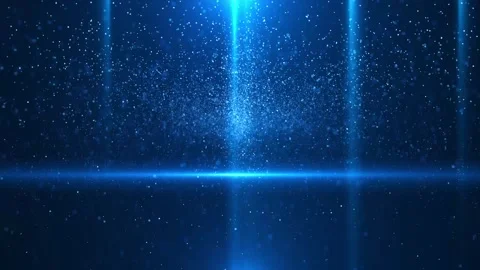 Futuristic Blue particles, twinkling wave deep abstract stage background Digital Stock Footage 312002787