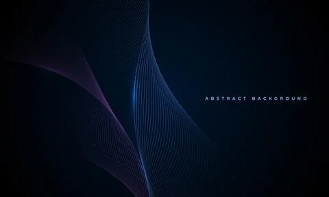 Futuristic blue pattern. Abstract cosmic backdrop with glow. Space inspired Illustrazione stock