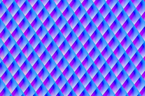 Futuristic blue pink rhombus patterns.Outer ornament Stock Illustration