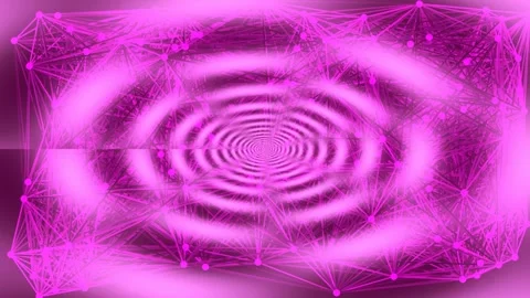 Futuristic blue purple abstract glowing data technology background video loop Stock Footage 337564947