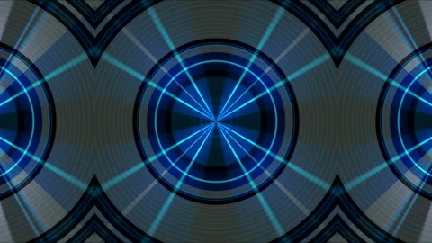 Futuristic Blue Radar Scanner Animation, HUD Target Tracking Interface Stock Footage 339291003