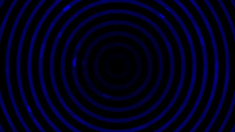 Futuristic blue radar7 Stock Footage 327537347