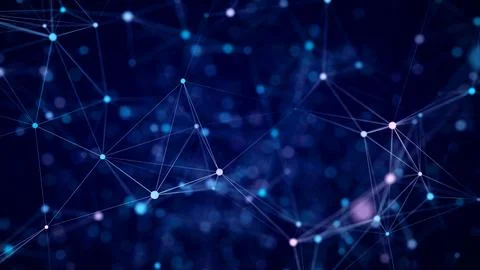 Futuristic blue science background Stock Illustration