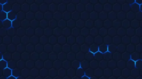 Futuristic Blue Tech Background in 4K – Dynamic Digital Animation 動画素材 295308594