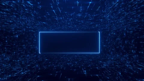 Futuristic Border hud ui gui Biometric Glitch HUD Style Hologram Video frame Stock Footage 333790654