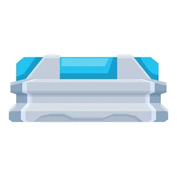 Futuristic building with blue windows showing modern architecture Ilustración de archivo