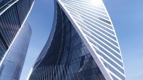 Futuristic building Stock Footage 78037291